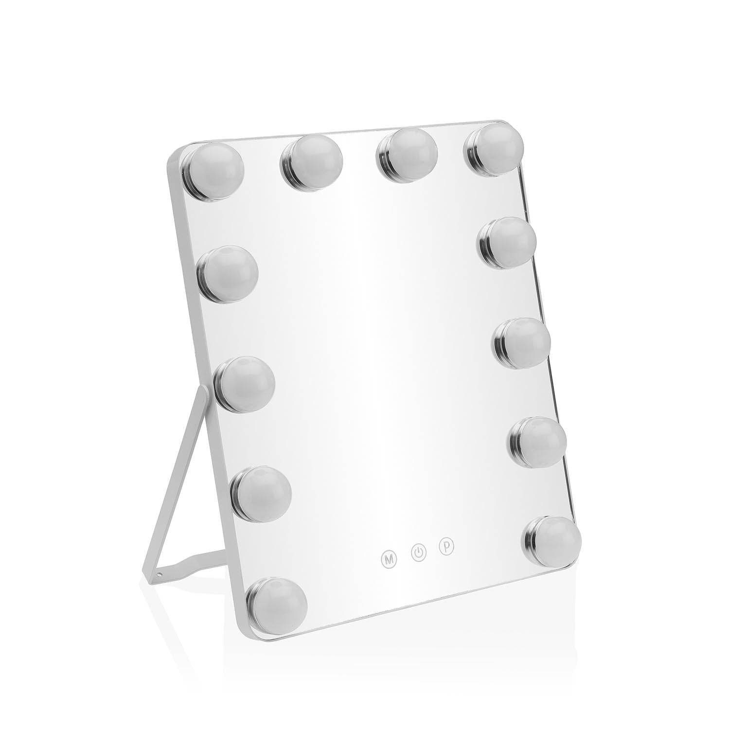 ESPEJO RECTANGULAR 12 LUCES LED Y SOPORTE VERSA 2026 JUNIO