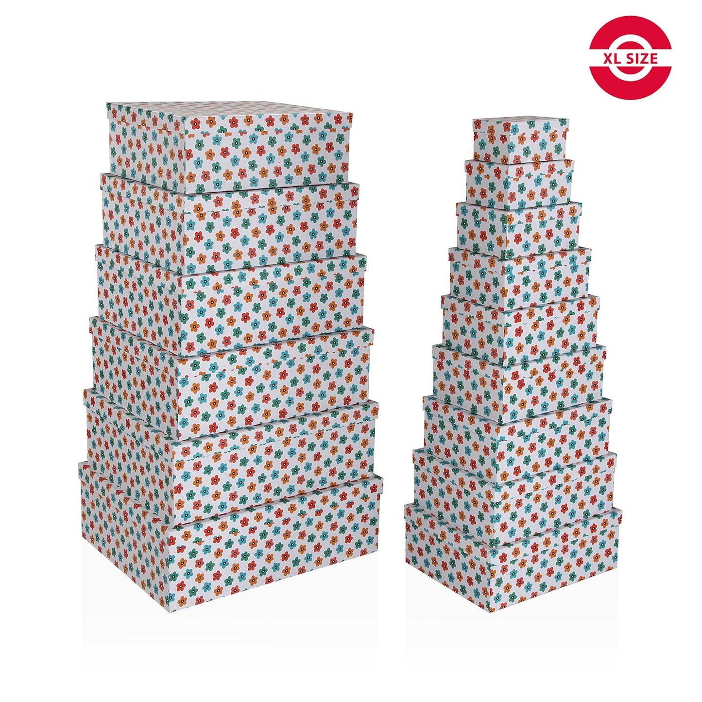 SET 15 CAJAS CARTON FLOWER POWER Versaotoño
