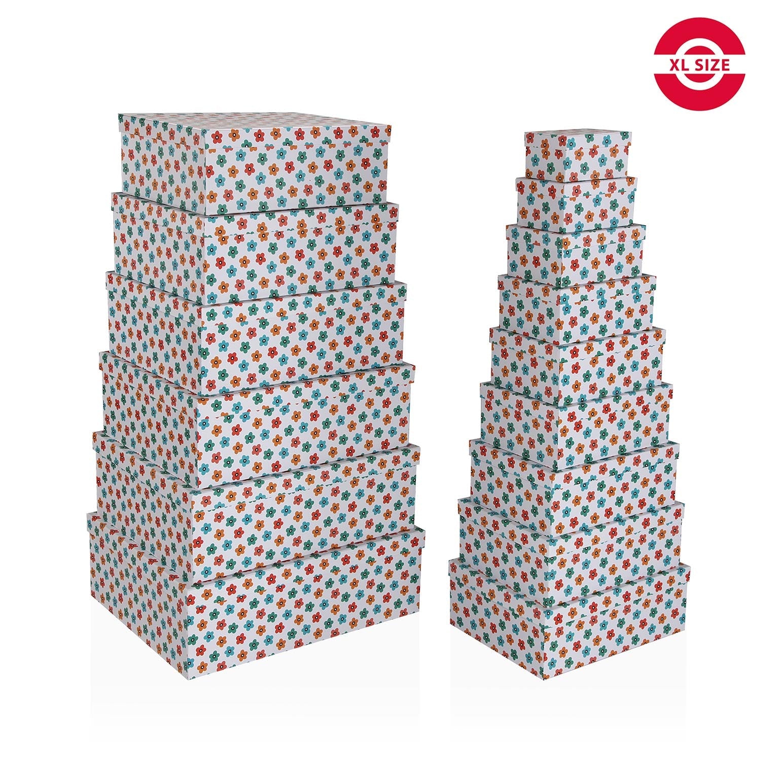 SET 15 CAJAS CARTON FLOWER POWER Versaotoño