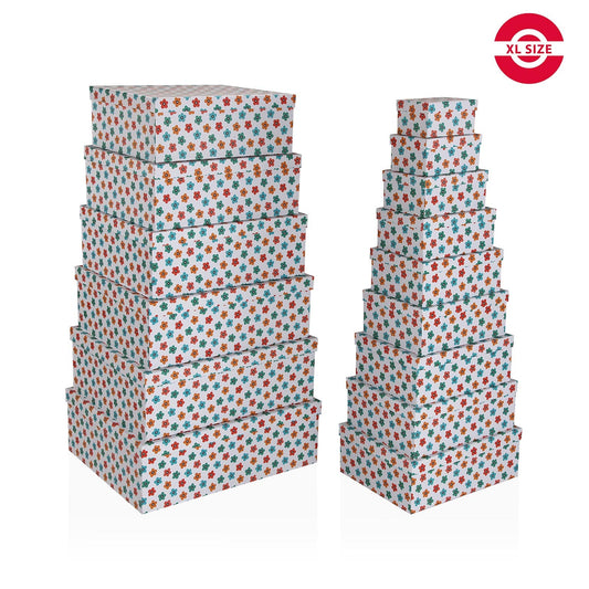 SET 15 CAJAS CARTON FLOWER POWER Versaotoño