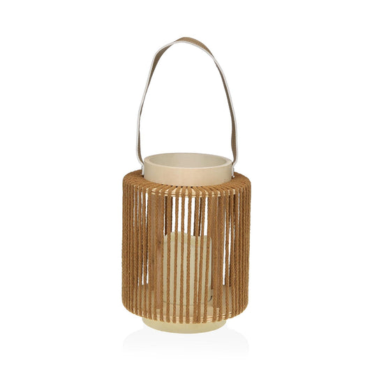 FAROLILLO CON VELA LED 25 CM ORAYA MARRON VERSA 2026 JUNIO