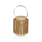 FAROLILLO CON VELA LED 18 CM ORAYA MARRON VERSA 2026 JUNIO