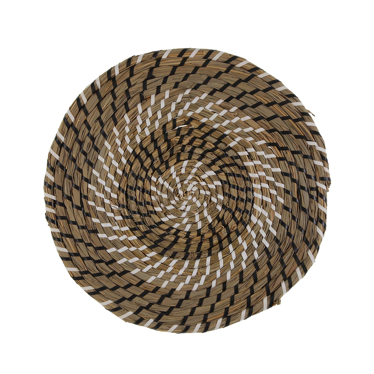 MANTEL INDIVIDUAL BLANCO Y NEGRO 38 CM Versaotoño