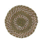 MANTEL INDIVIDUAL BLANCO Y VERDE 38 CM Versaotoño