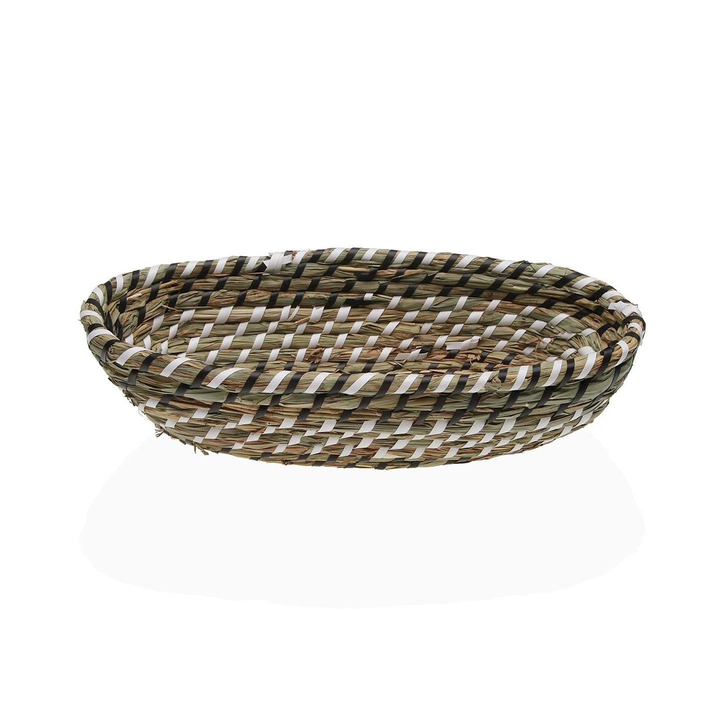 CESTA BLANCA Y NEGRA 35 CM Versaotoño