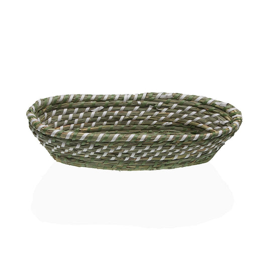 CESTA BLANCA Y VERDE 35 CM Versaotoño