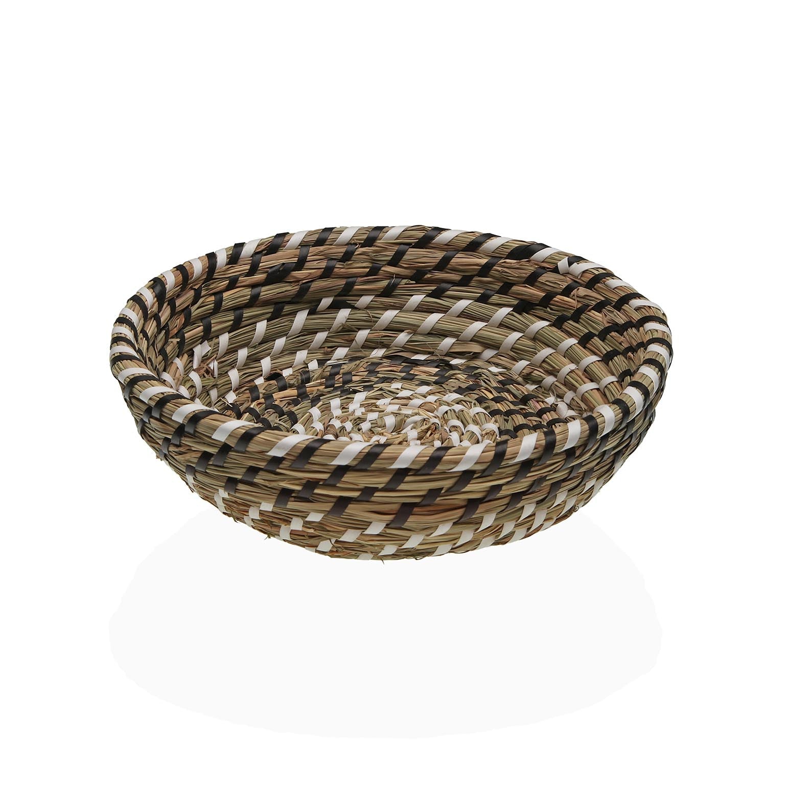 CESTA BLANCA Y NEGRA 25 CM Versaotoño