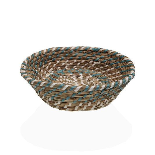 CESTA BLANCA Y AZUL 25 CM Versaotoño