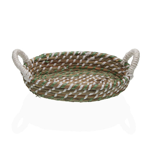 CESTA BLANCA Y VERDE 26 CM Versaotoño
