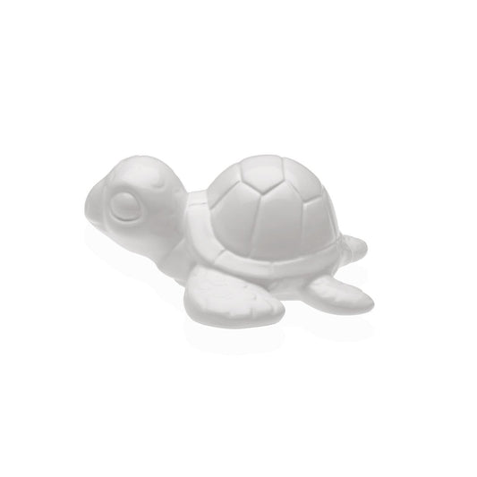 FIGURA CERAMICA TORTUGA MARINA BLANCA VERSA 2026 JUNIO