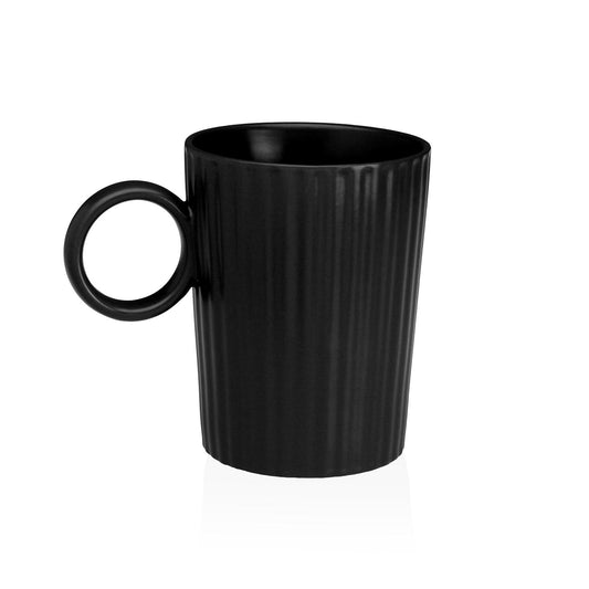 TAZA RAYAS GRIS OSCURO Versaotoño