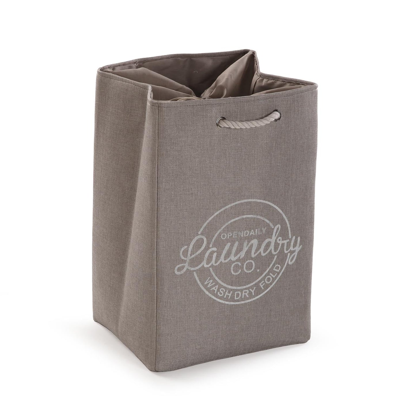 CESTO ROPA LAUNDRY GRIS Versaotoño