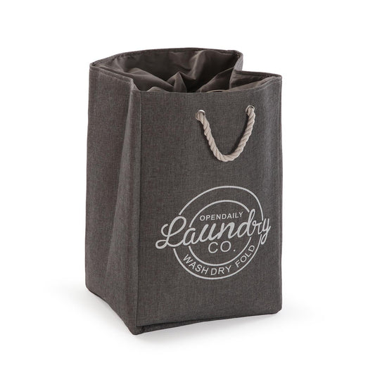 CESTO ROPA LAUNDRY GRIS OSCURO Versaotoño