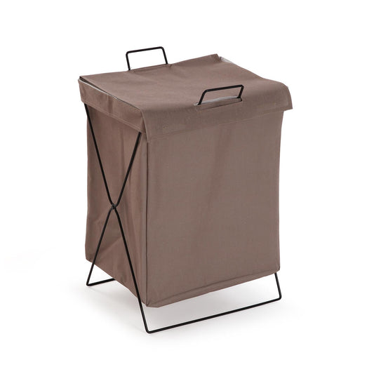 CESTO ROPA LAUNDRY PLEGABLE MARRON Versaotoño