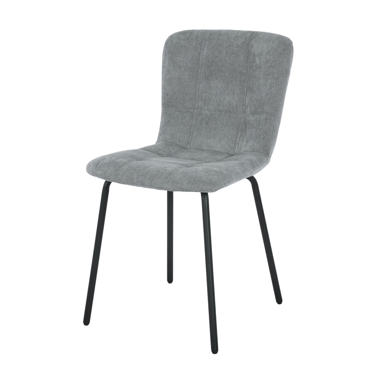 SILLA TAPIZADA GRIS OSCURO VERSA FEBRERO