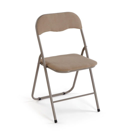 SILLA PLEGABLE LIRA CORDUROY BEIGE Versaotoño