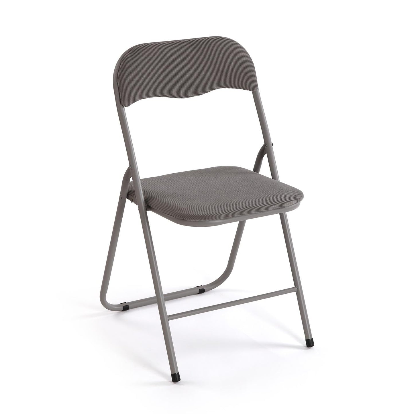 SILLA PLEGABLE LIRA CORDUROY GRIS OSCURO Versaotoño