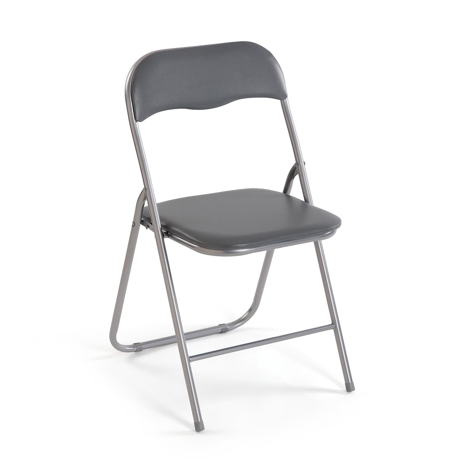 SILLA PLEGABLE TORA GRIS OSCURO Versaotoño
