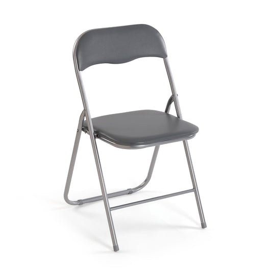 SILLA PLEGABLE TORA GRIS OSCURO Versaotoño