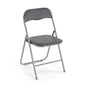 SILLA PLEGABLE TORA GRIS OSCURO Versaotoño