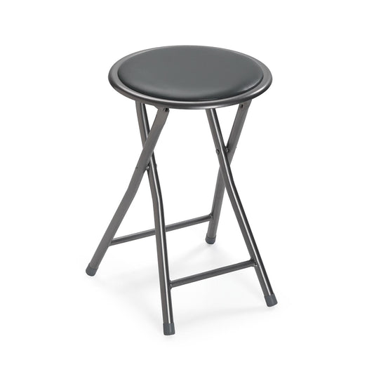 TABURETE PLEGABLE TOBY GRIS OSCURO Versaotoño