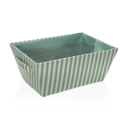 CESTA RECTANGULAR RAYAS VERDE VERSA 2026 JUNIO