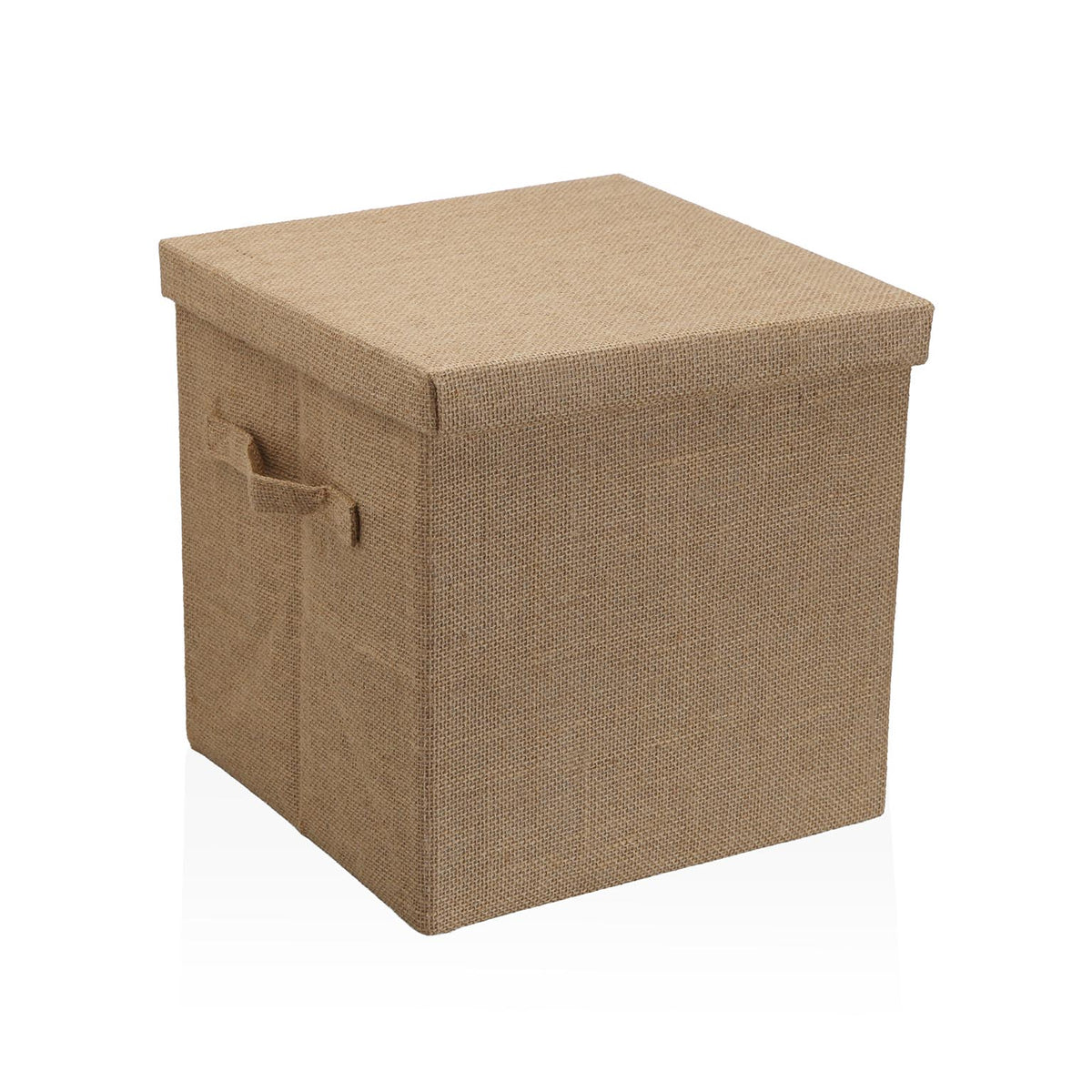 CESTA CON TAPA CUADRADA JUTE VERSA 2026 JUNIO