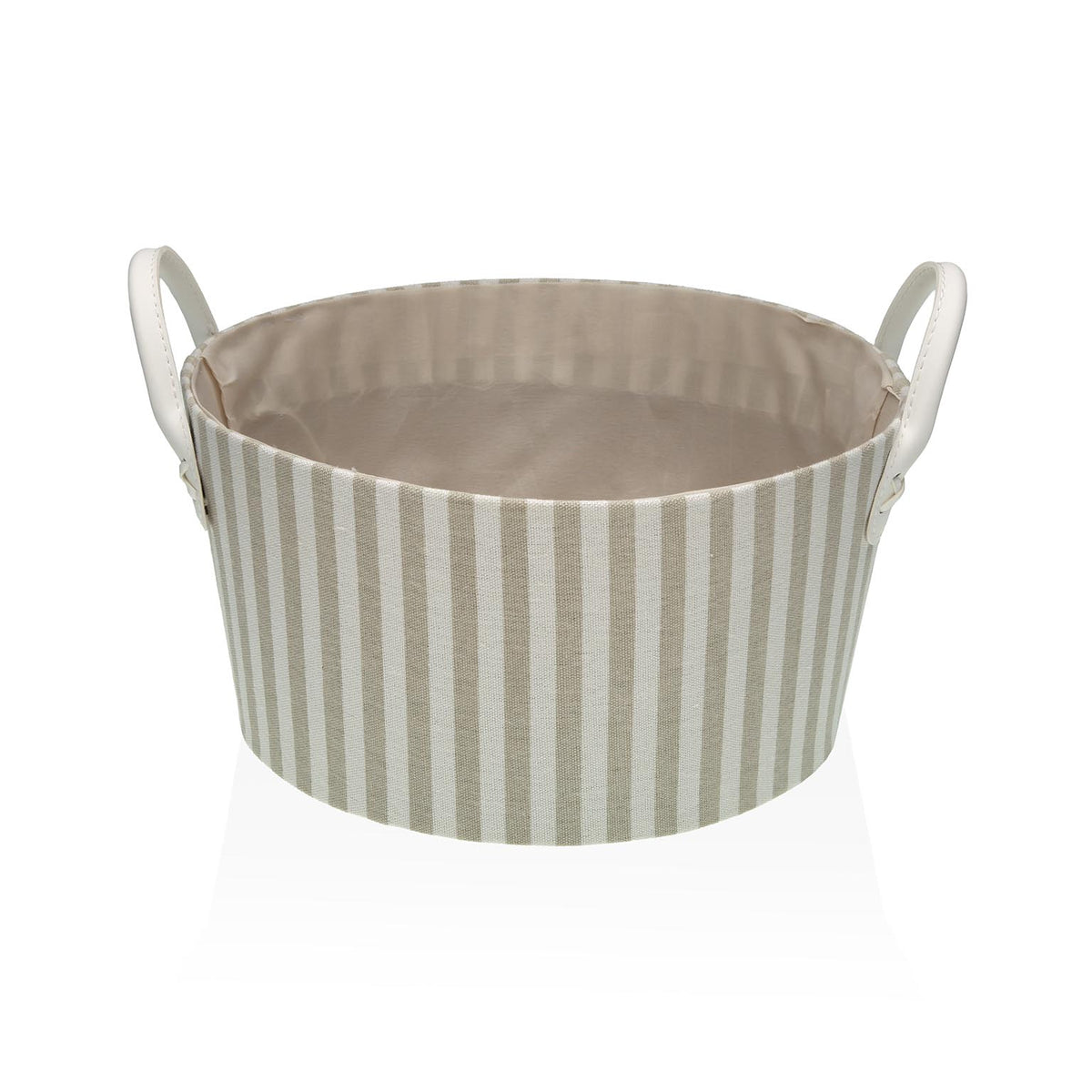 CESTA REDONDA RAYAS GRIS VERSA 2026 JUNIO