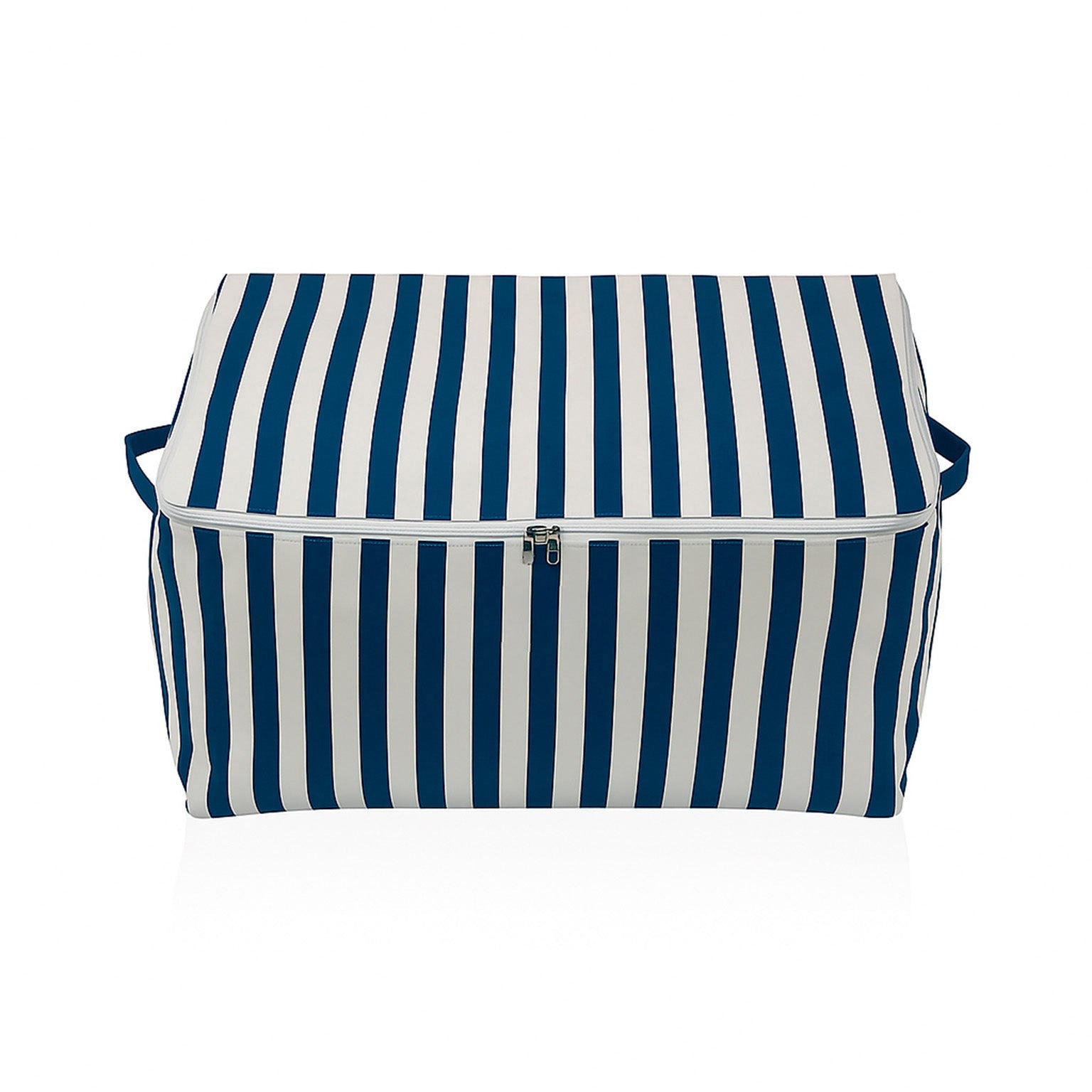 CAJA TELA MEDIANA LINTEA AZUL MARINO VERSA FEBRERO