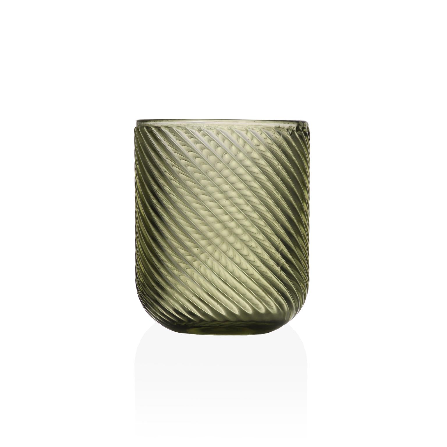 VASO CRISTAL 260ML VERDE VERSA FEBRERO