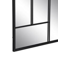 Cargar imagen en el visor de la galería, ESPEJO VENTANA VERTICAL DE DECORACION NEGRO MIRALL 90X90 ESPEJOS IXI