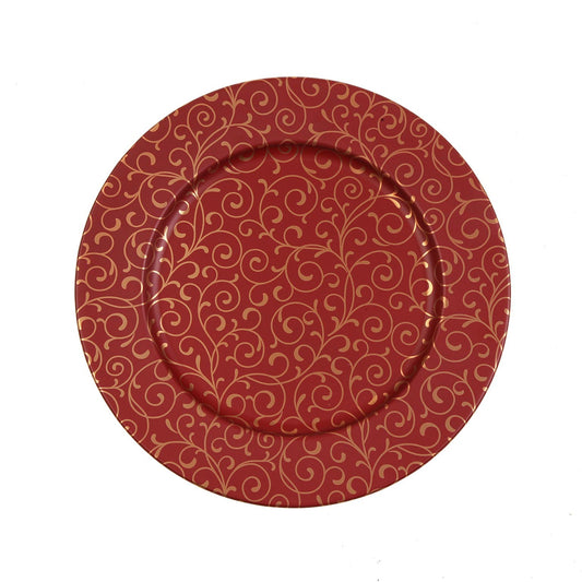BAJOPLATO SERPENTINE ROJO VERSA8NOV