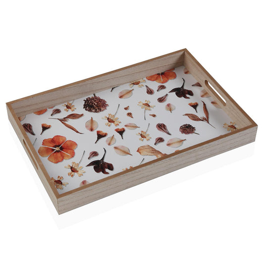 BANDEJA MADERA PETALOS 45X30 VERSA8NOV