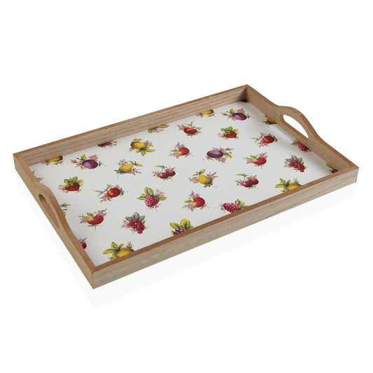 BANDEJA RECTANGULAR STRAWBERRY VERSA8NOV