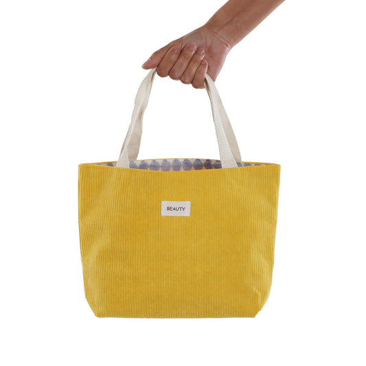 BOLSA  CORDUROY AMARILLA VERSA8NOV