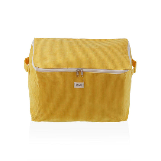 CAJA ALMACENAMIENTO CORDUROY AMARILLA  M VERSA8NOV