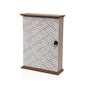 CAJA DE LLAVES BLANCA CON DECORADO DE ROSAS VERSA8NOV