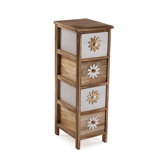 CAJONERA 4 CAJONES VERDOR 26X32X81 VERSA8NOV