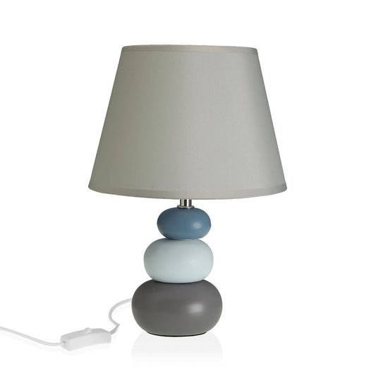 LÁMPARA 3 POMPAS AZUL Y GRIS VERSA8NOV