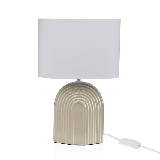 LAMPARA DE MESA ARCOIRIS MONOCROMATICO BEIGE VERSA8NOV