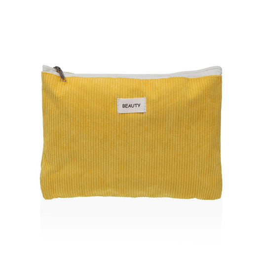 NECESER CORDUROY AMARILLO 27X19CM VERSA8NOV