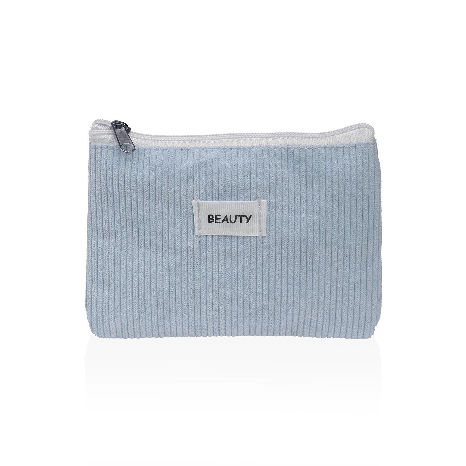 NECESER CORDUROY AZUL 17X12CM VERSA8NOV