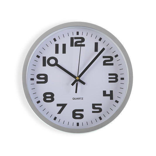 RELOJ COCINA PLATA 25 CM VERSA8NOV