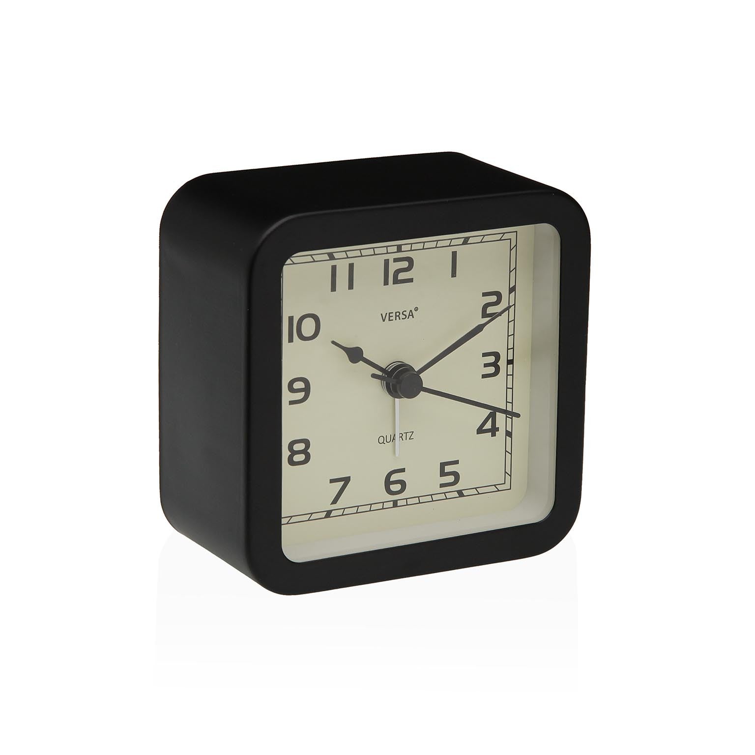 RELOJ DE MESA DESPERTADOR ALVO NEGRO VERSA8NOV