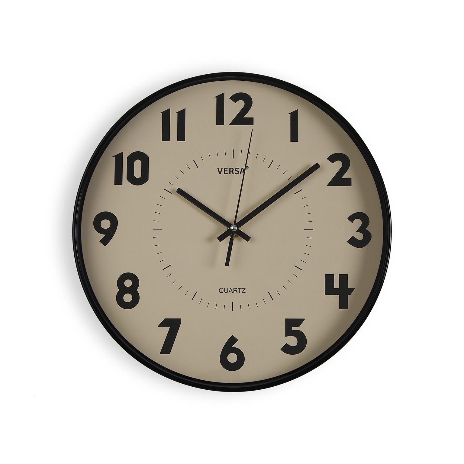 RELOJ DE PARED BEIGE 30CM VERSA8NOV