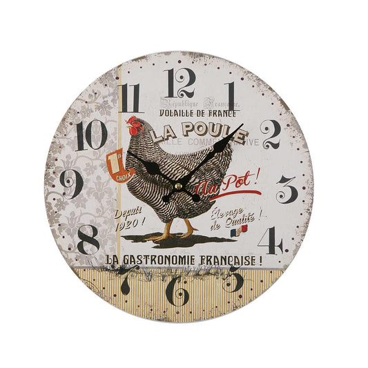 RELOJ GALLINA 28CM VERSA8NOV