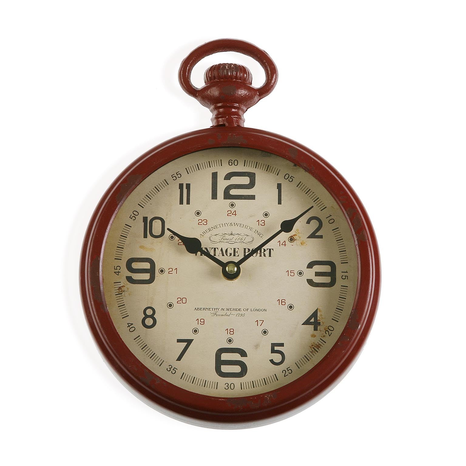RELOJ PARED VINTAGE PORT 22CM VERSA8NOV