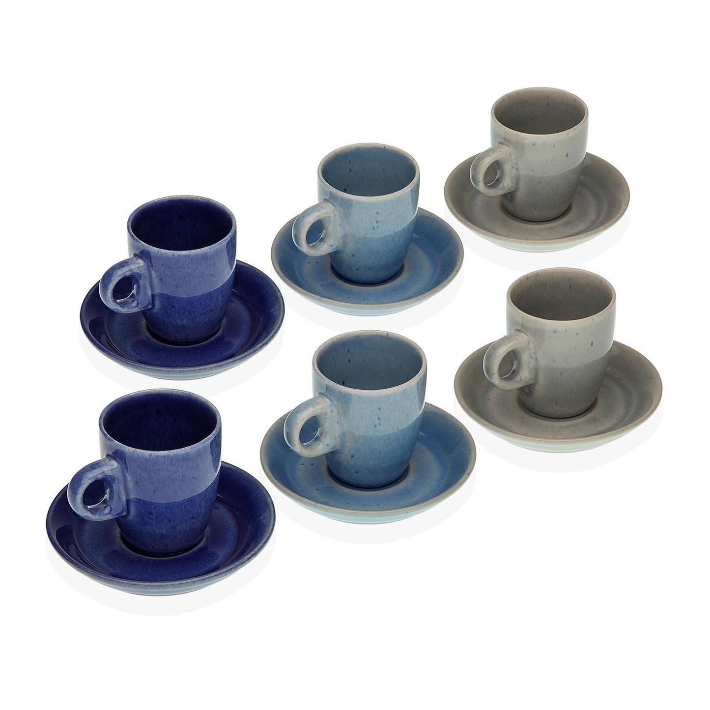 SET 12 PIEZAS CAFE 3 COLORES VERSA8NOV