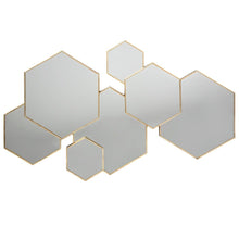 Cargar imagen en el visor de la galería, ESPEJO LILA 61X37 MULTI HEX MIRROR che admosfera febrero