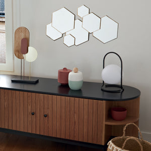 ESPEJO LILA 61X37 MULTI HEX MIRROR che admosfera febrero